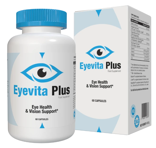 Bote de Eyevita Plus para el apoyo integral de la visión